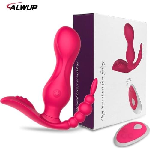 Wearble Wireless Remote Control Vibrator Sex Toys for Women Panties G Spot Clitoris Stimulator Dildo Anal Plug for Adults 18