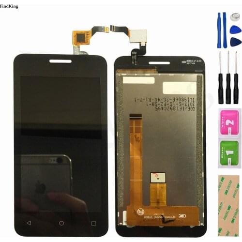 100% Tested Mobile LCD Display For FLY Stratus 6 FS407 LCD Display Assembly Touch Screen Digitizer Repair Tools