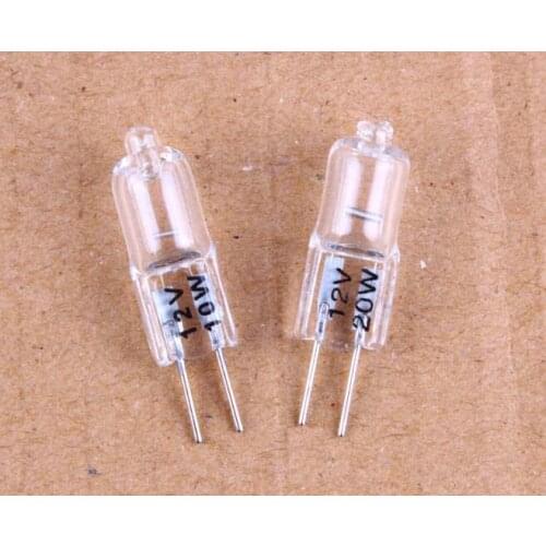 20PCS Top Quality Halogen G4 Bulb 12V JC Type G4 Halogen Lamps Dimmable 10W 20W Clear Each Bulb