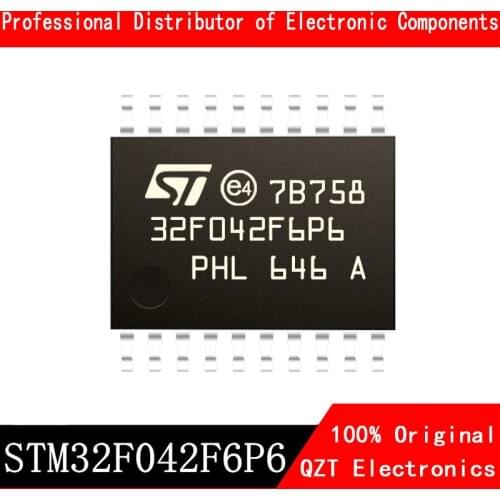 5pcs/lot new original STM32F042F6P6 STM32F042 TSSOP20 microcontroller MCU In Stock