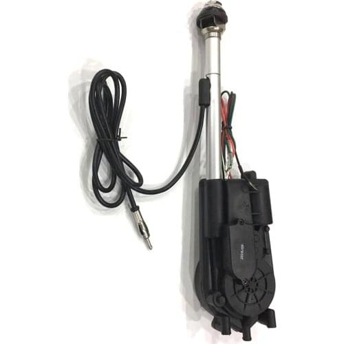 Car Electric Power Antenna Aerial Fitting Set with Mounting Head for AM/FM Radio, Durable Premium Material