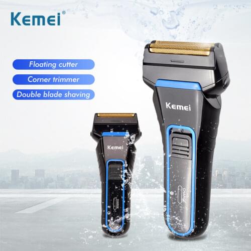 Electric Shaver for Men Rechargeable Portable Reciprocating Electric Razor with Twin Blade Powerful Hair Shaving Machine 35D