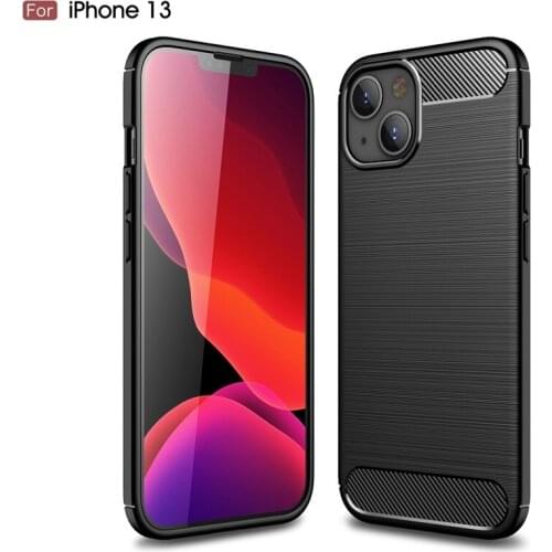 For iPhone 13 Case Slim Rugged Hybrid Armor Shockproof Hybrid Soft Rubber Silicone Phone Cases For iPhone 13 Cover Case