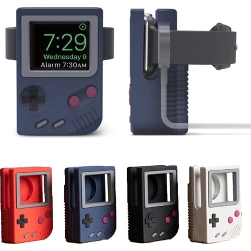 Retro Game Console Design Holder For Apple Watch Series 6 SE 5 4 321 Stand WatchOS Nightstand Repair Keeper Home Charging Dock