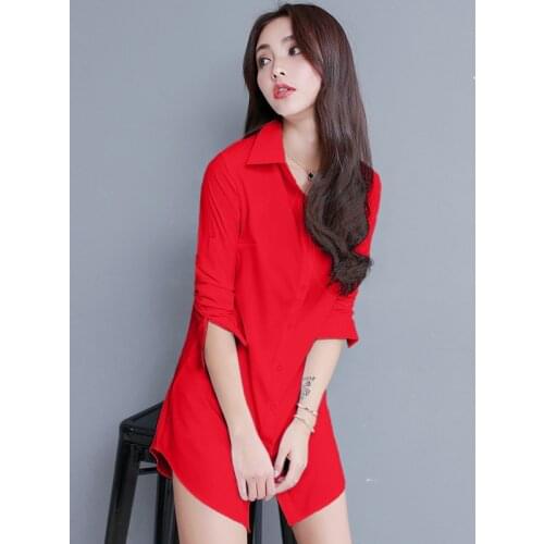Feng Wang Bao Womens Black Shirts