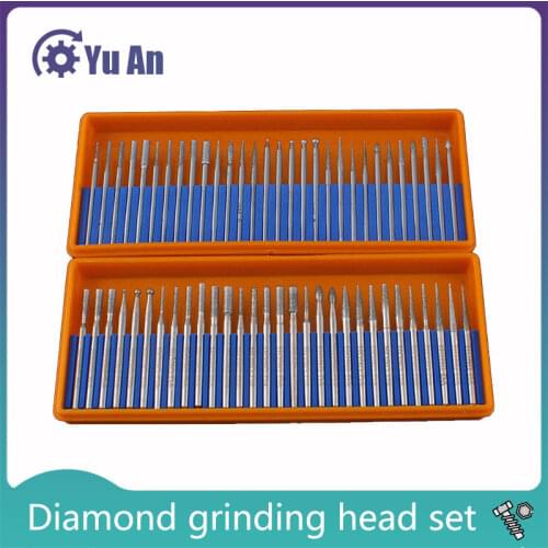 Diamond Grinding Head Set/Coated Carving Burrs Rotary Tool/ Grinding Rod Bit Grit Tools/Grinding Needle/Grinding Polishing Tools