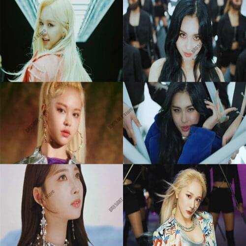 DIY 5D Diamond Painting Kpop Girl Groups Everglow Album Embroidery Full Round Diamond Mosaic Home Decoration Cross Stitch Kits