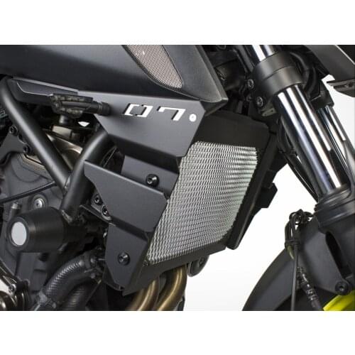 New For YAMAHA MT-07 FZ-07 2021 MT07 FZ07 aluminum Radiator Side Cover Motorcycle Radiator Grill Guard Cover Protector MT07 FZ07