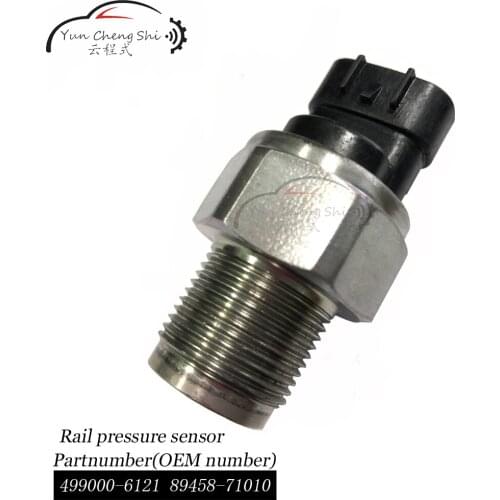 Original Fuel Pressure Sensor 499000-6121 89458-71010 3-pin Universal Rail Sensor For Hilux Hiace D4D 3.0L Avensis Combi 2