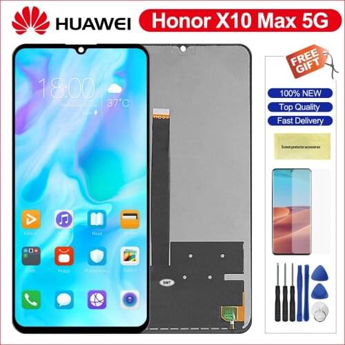 7.09'' Original LCD For Huawei Honor X10 Max 5G LCD DIsplay + Touch Screen Digitizer Replacement For Honor X10 5G KKG-AN00