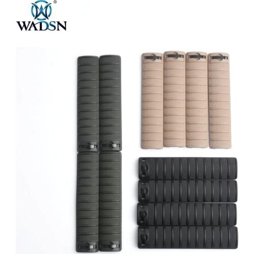 WADSN 4pcs/set Airsoft Knights Armament II Rail Handguard Panel Ribbed 20mm Picatinny weaver Hunting RaiL Covers