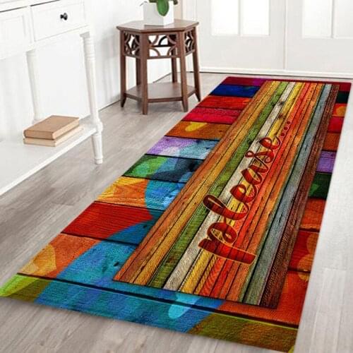 Printed Floor Mats Entrance Doormats Welcome Rug Washable Kitchen Carpet Anti-slip Living Room Rugs Bedroom Carpets Bath Mat