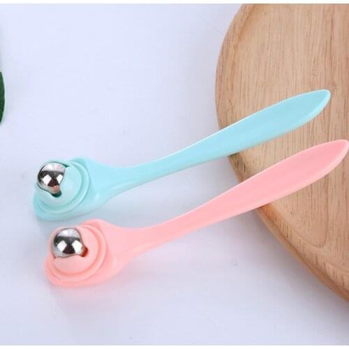 Portable 360 Degree Manual Eye Massager Ball Massage Roller Women Vibration Soothing Dark Circle Nutrition Premium Random Color