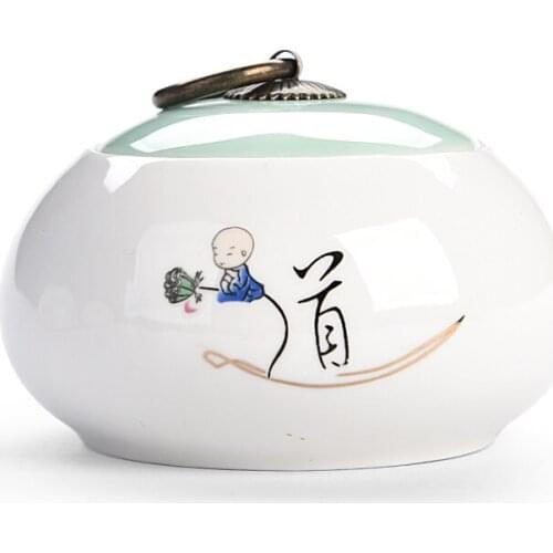 1pc Popular Tea Jars Candy Spices Jars Food Storage Box Coffee Container Bottle Dried Nuts Cans Cute Tea Pot With Cover Cartoon