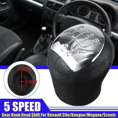 5 Speed Car Gear Shift Knob for Renault Clio/Espace/Kangoo/Laguna/Megane/Scenic/Twingo/Dacia/Logan 8200208091 MT Gear Shift Knob