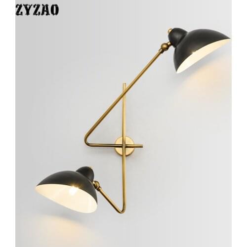 Modern Simple Iron Wall Deco Wandlamp Study Living Room Bedroom Bedside Lamp Led Wall Lights Nordic Designer Iron Art Wall Lamps