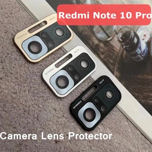 Note 10 Pro Camera Lens Glass For Redmi Note 10pro Screen Protector Camera Metal Ring Case for xiaomi redmi note10pro Lens Cover