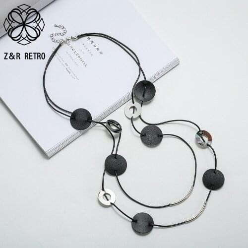 2021 Fashion Long Chains Necklace Suspension Aesthetic Accessories Costume Jewelry for Women Collar Pendants Gothic Neck Chokers
