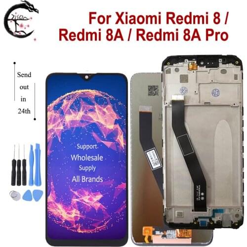 LCD + Frame For Xiaomi Redmi 8 LCD Redmi 8A pro LCD Display Screen Touch Sensor Digitizer Assembly Redmi8 Screen Redmi8A LCDs