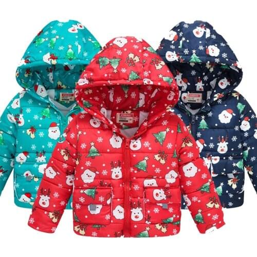 Winter Baby Boys Girls Coat Jacket Children Outerwear Hooded Coats Fashion Winter Jacket Children Warm Coat Children Clothing
