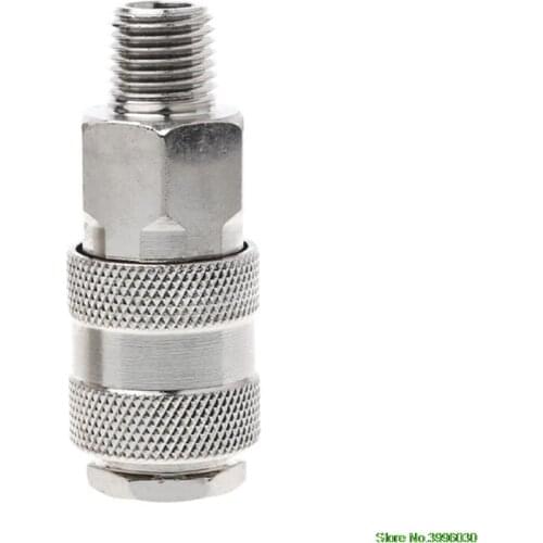 1 Pc Euro Air Line Hose Connector Fitting Female Quick Release 1/4 Inch BSP Male