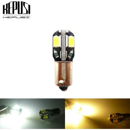 1x BA9S LED Car Interior light DC12V T4W H6W BAY9S H21W Reading Dome Door Lamp Auto clearance Parking Trunk Clearance Bulbs