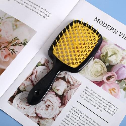 1pcs Hair Massage Comb Professional Salon Hair Care Styling Tool Anti Tangle Anti-static Hairbrush Head Comb Hairdressing Tools