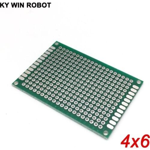 5 pcs 4x6cm 40x60mm Double Side Prototype PCB Universal Printed Circuit Board Protoboard For Arduino