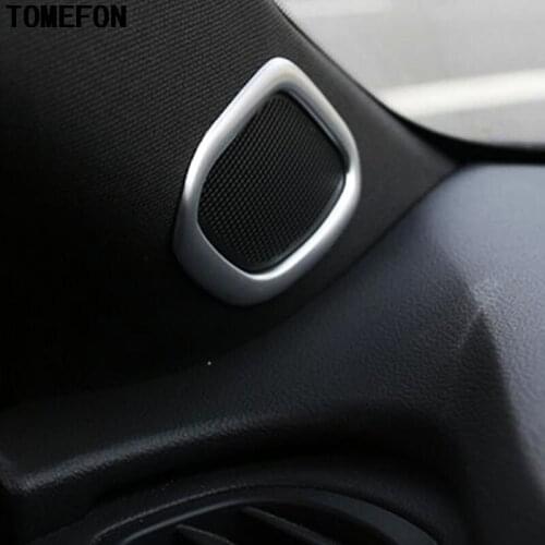 For Buick LaCrosse 2016 2pcs Car Accessories Interior Parts Instrument Stereo Decorative Frame ABS Chrome Modification
