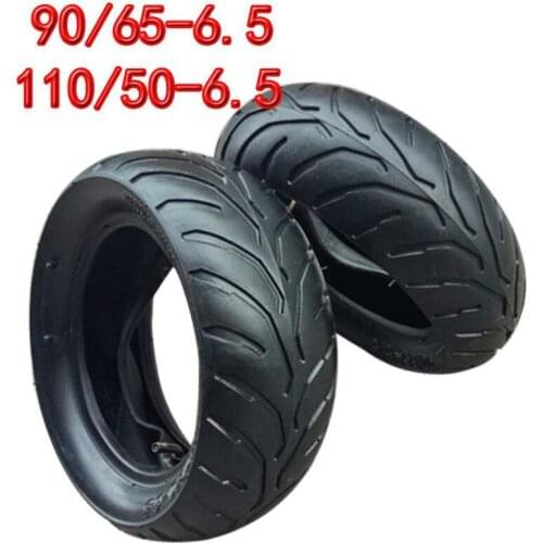 Mini Motorcycle Accessories 49cc Small Sports Car Front 90 / 65-6.5 Rear 110 / 50-6.5 Inch Inner and Outer Tire