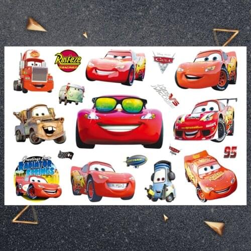 Hasbro Car sticker Children Cartoon Temporary Tattoo Sticker For Boys Cartoon Toys Waterproof Party Kids Gift