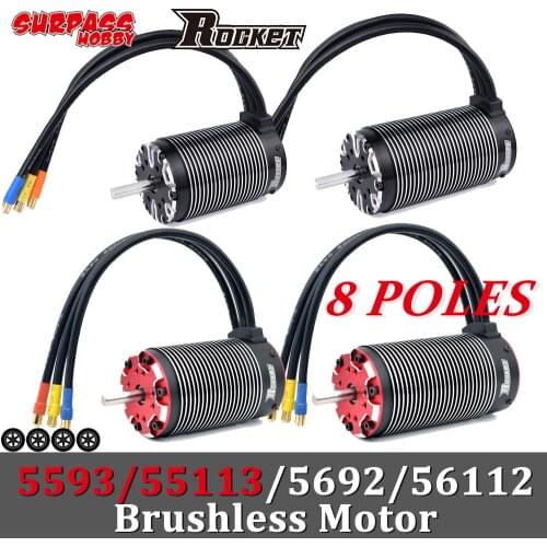 ROCKET Brushless Motor Sensorless 5692 56112 5593 55113 for 1/5 RC Car Monster Truck Buggy LOSI XMAXX TRAXXAS ARRMA Kyosho Hobao