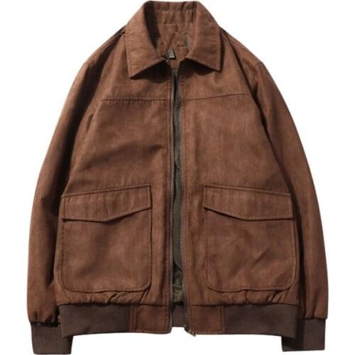 Clearluv Men's Suede Jackets
