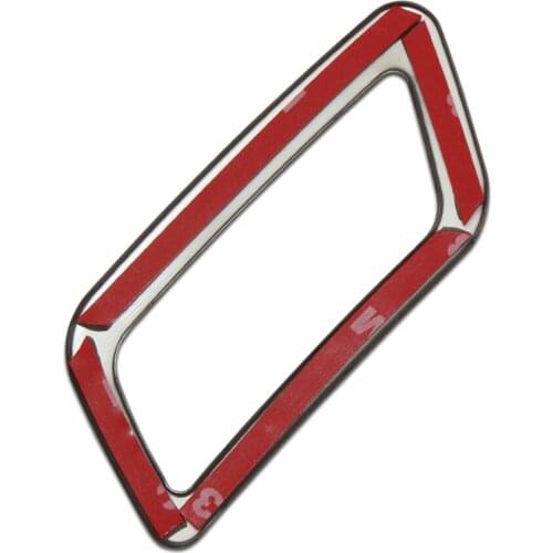 For Nissan Qashqai J11 2014 2015 2PCS Stainless Steel Interior Dashboard Air Condition Vent Outlet Trim Cover