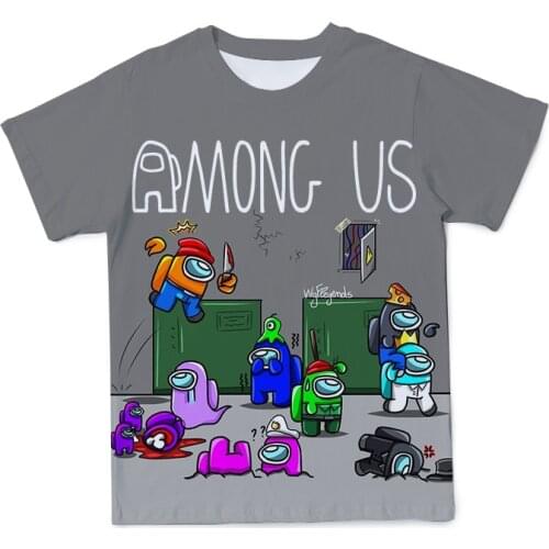 Summer Popular 3D T-Shirt Anime Boys Girls Children Favorite Game Pattern Polyester Spandex Breathable Perspiration 100-6XL