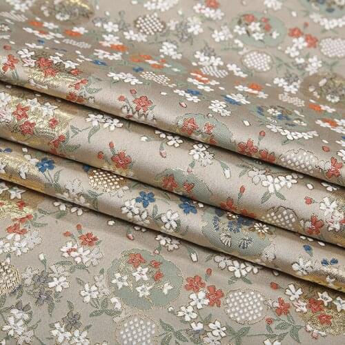 75x100cm Imported Japanese style Metallic Jacquard Brocade Fabric,3D jacquard yarn dyed fabric forWomen Coat Dress Skirt