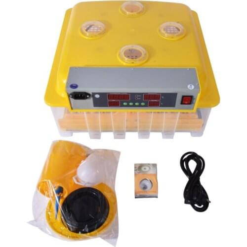 48Eggs Digital Clear Egg Incubator Hatcher Automatic Turning Temperature Control