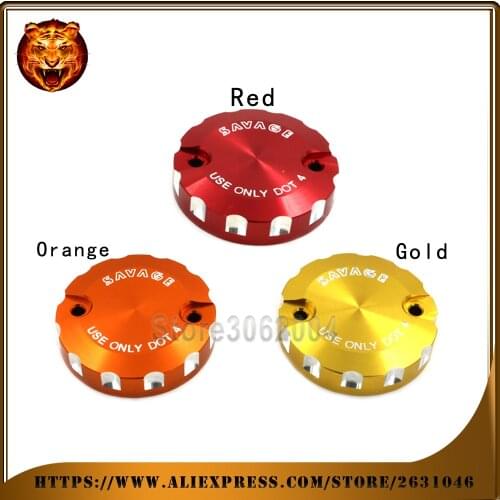 Motorcycle Front Brake Master Cylinder Fluid Reservoir Cover CAP For KTM 1190 Adventure/R 2013 2014 2015 2016 LOGO Orange cnc