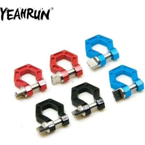 YEAHRUN RC Car Metal Trailer Tow Hook Accessories for 1:10 RC Crawler SCX10 CC01 Traxxas TRX4 TRX6 Parts