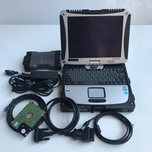 Newest MB Star C6 Diagnosis VCI Top VCI Diagnosis C6 CAN DOIP Protocol software 2020.12v hdd with laptop cf-19 4G diagnostic pc