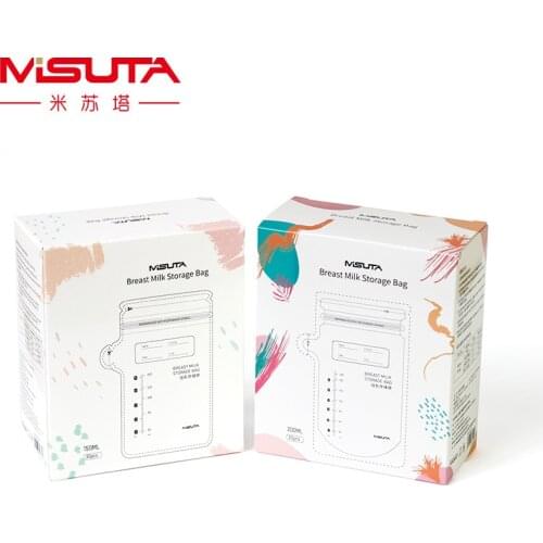 Breast Milk Storage Bag Breast Milk Preservation Bag (30 Pieces) Upright Flat Mouth Type Can Be Timed Nectar Collector