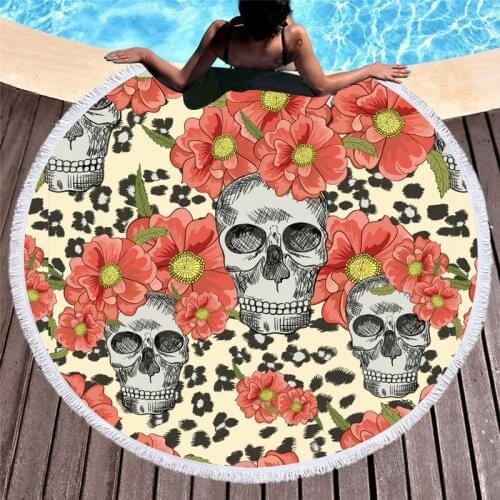 Skull pattern Fringed beach towel Sea beach towel luxury beach towel Beach cover up Towels Large beach towel Beach mat For home