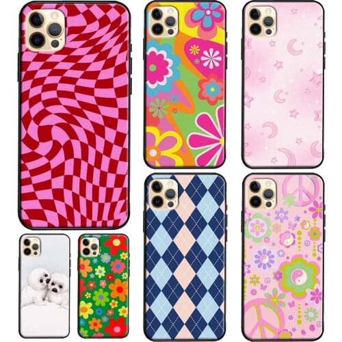 Peacr N Luv Flower Power Slumber Party Case For iPhone 12 Pro Max 12 Mini X XR XS Max 7 8 Plus SE 2020 11 Pro Max Phone Cover