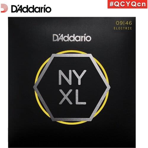 D'Addario Daddario NYXL0946 American Made Nickel Wound Electric Guitar Strings, Super Light Top / Regular Bottom, 9-46