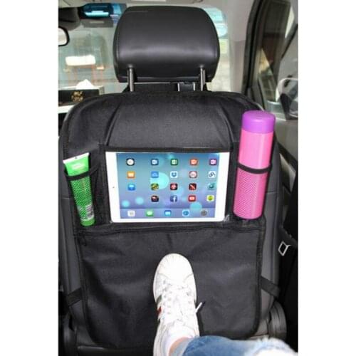 Universal Car Seat Back Organizer Watproof Pad Bag Car Storage Organizer Foldable Table Tray Travel Storage Bag Auto Accessories