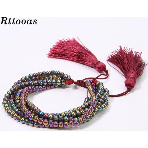 Rttooas 18 Styel Fit MIYUKI Crystal Beads Bracelet Women 6 Wrap Fashion Jewelry Tassel Handmade Bracelet Jewelry Gift