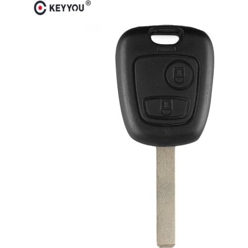 KEYYOU 1/Lot Car 2 Button Flip Remote Control Key Fob Case Shell Replacement With Blade For Toyota AYGO Accessories Without Logo