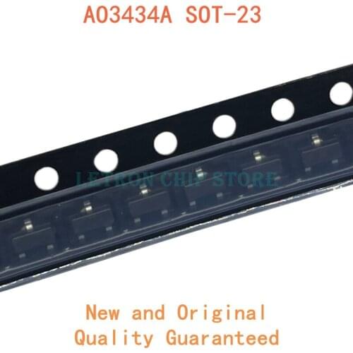 100PCS AO3434A SOT-23 SOT23 SMD MOSFET new and original IC Chipset