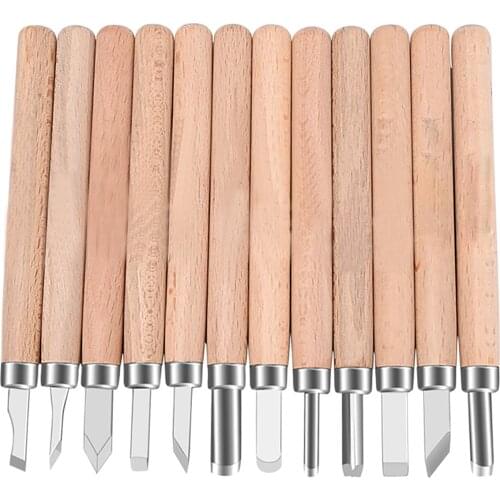 12 Pieces Of Wood Carving Knife, Woodworking Carving Pen, Hand Carving Knife, Woodworking Carving Knife, Woodworking Tools