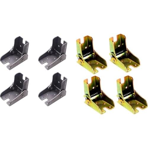 4 Pcs Bracket Self Locking Hinge Leg Accessories and Gussets-for Folding Work Table Kitchen Folding Table Extension